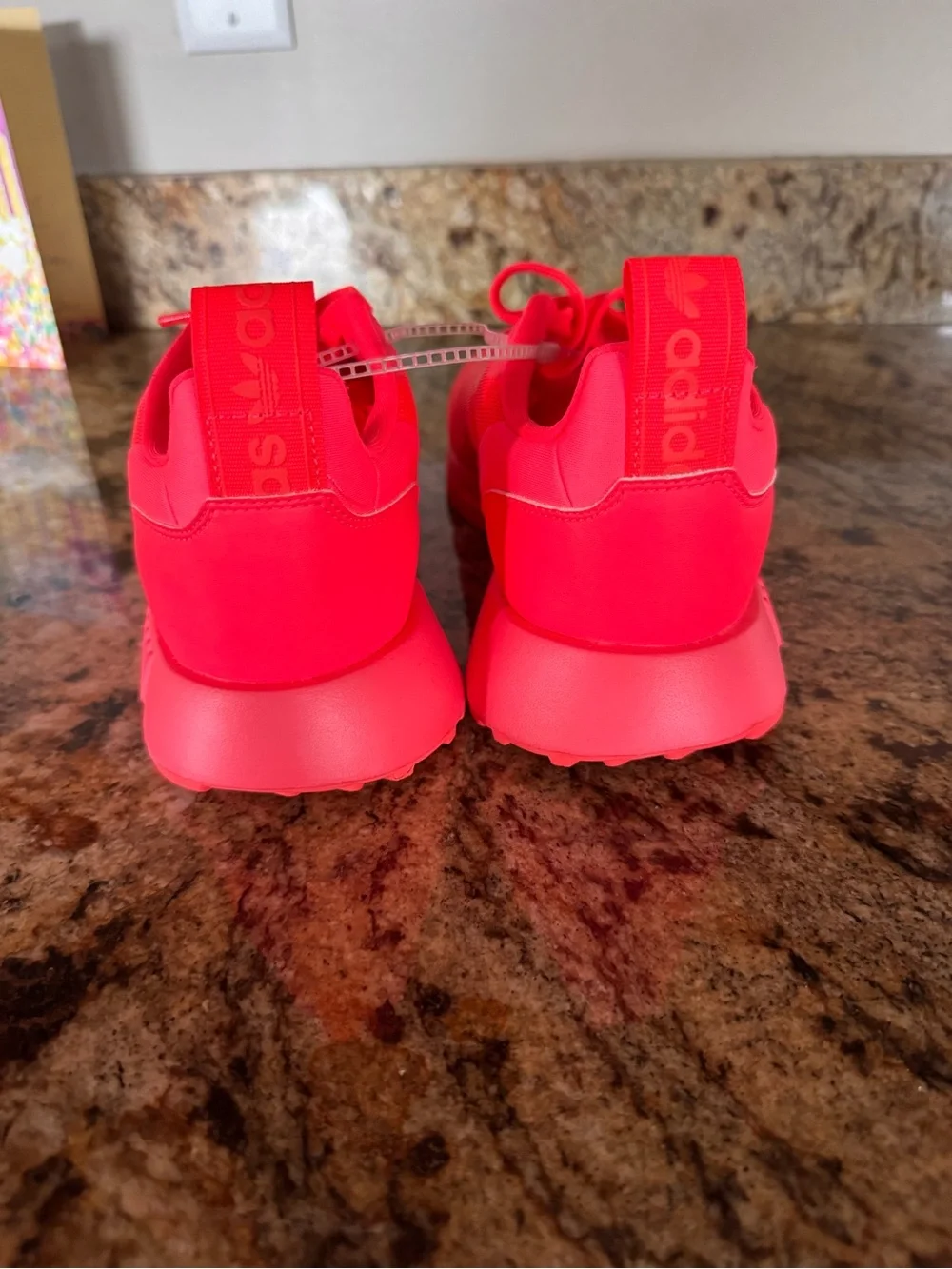 Adidas Originals Multix Turbo Big Kids School Running Shoes Neon GX2223 Size 7